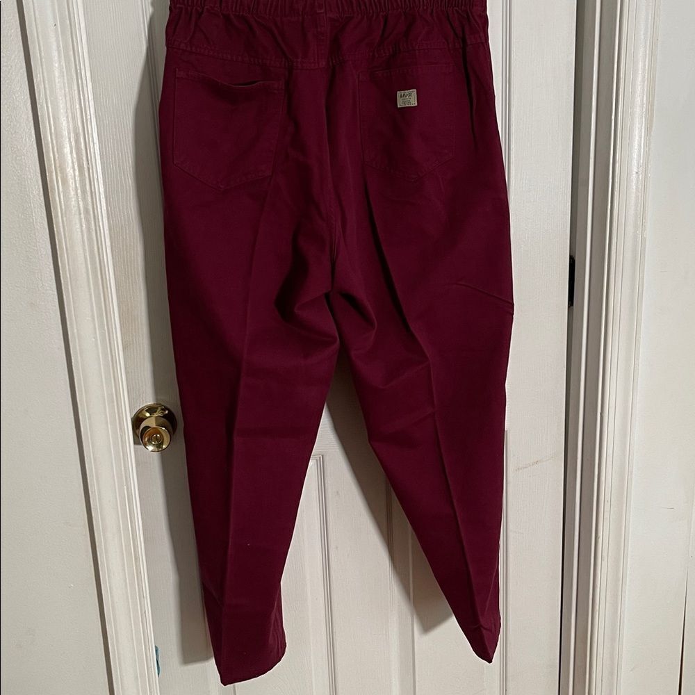Womens Blassport Burgundy Pants - Picture 6 of 9